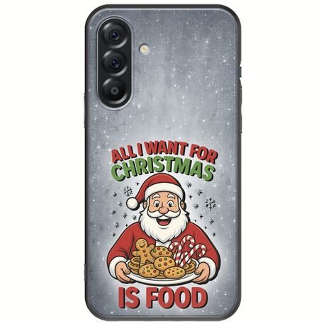 All I Want For Christmas Is - Food Samsung Galaxy A56 5G Black TPU (Μαύρη Σιλικόνη)