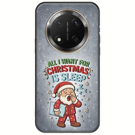 All I Want For Christmas Is - Sleep Honor Magic 7 Lite 5G Black TPU (Μαύρη Σιλικόνη)