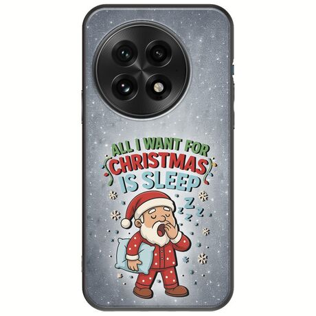 All I Want For Christmas Is - Sleep OnePlus 13 5G Black TPU (Μαύρη Σιλικόνη)