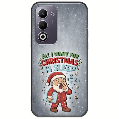 All I Want For Christmas Is - Sleep Oppo A5 4G/5G Black TPU (Μαύρη Σιλικόνη)