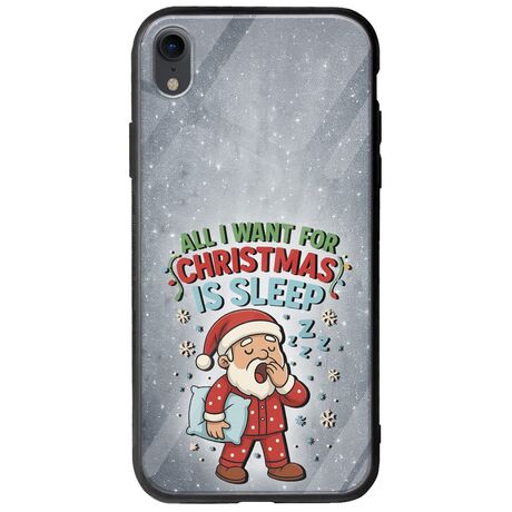 All I Want For Christmas Is - Sleep iPhone XR Groove TPU (Tempered Glass και TPU)