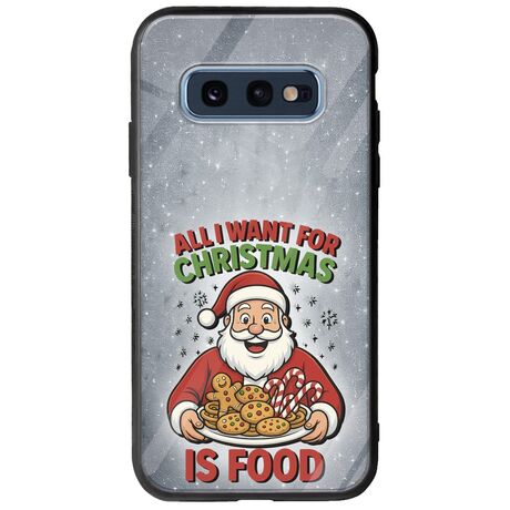 All I Want For Christmas Is - Food Samsung Galaxy S10e Groove TPU (Tempered Glass και TPU)