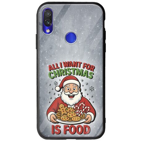 All I Want For Christmas Is - Food Xiaomi Redmi Note 7 Groove TPU (Tempered Glass και TPU)