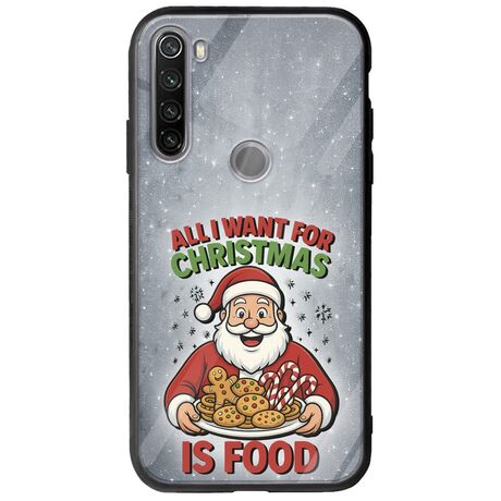 All I Want For Christmas Is - Food Xiaomi Redmi Note 8T Groove TPU (Tempered Glass και TPU)