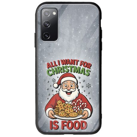 All I Want For Christmas Is - Food Samsung Galaxy S20 Groove TPU (Tempered Glass και TPU)