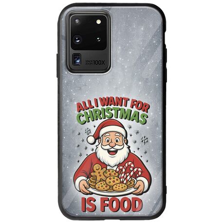 All I Want For Christmas Is - Food Samsung Galaxy S20 Ultra Groove TPU (Tempered Glass και TPU)
