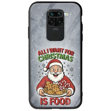 All I Want For Christmas Is - Food Xiaomi Redmi Note 9 Groove TPU (Tempered Glass και TPU)