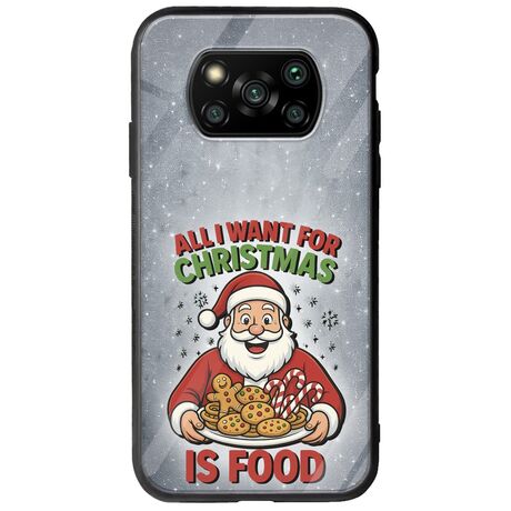 All I Want For Christmas Is - Food Xiaomi Poco X3 NFC / X3 Pro Groove TPU (Tempered Glass και TPU)