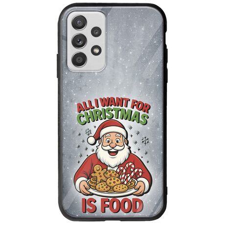 All I Want For Christmas Is - Food Samsung Galaxy A32 5G Groove TPU (Tempered Glass και TPU)