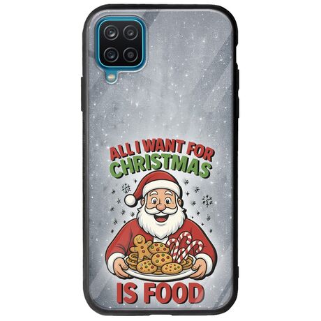 All I Want For Christmas Is - Food Samsung Galaxy M12 Groove TPU (Tempered Glass και TPU)