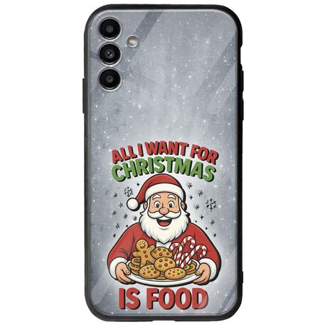 All I Want For Christmas Is - Food Samsung Galaxy A04s Groove TPU (Tempered Glass και TPU)