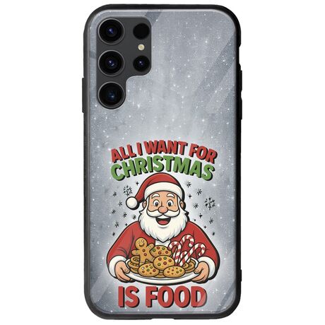 All I Want For Christmas Is - Food Samsung Galaxy S23 Ultra 5G Groove TPU (Tempered Glass και TPU)