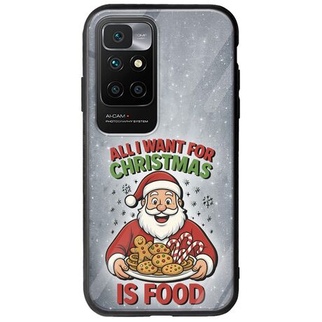 All I Want For Christmas Is - Food Xiaomi Redmi 10 2022 Groove TPU (Tempered Glass και TPU)