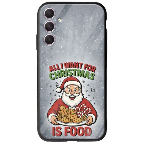 All I Want For Christmas Is - Food Samsung Galaxy A14 5G Groove TPU (Tempered Glass και TPU)