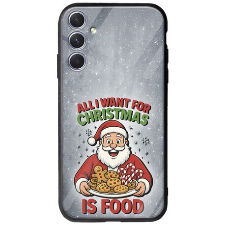 All I Want For Christmas Is - Food Samsung Galaxy A54 5G Groove TPU (Tempered Glass και TPU)