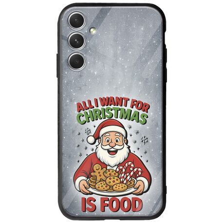All I Want For Christmas Is - Food Samsung Galaxy A34 5G Groove TPU (Tempered Glass και TPU)