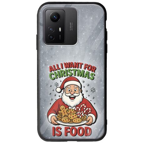 All I Want For Christmas Is - Food Xiaomi Redmi Note 12S Groove TPU (Tempered Glass και TPU)