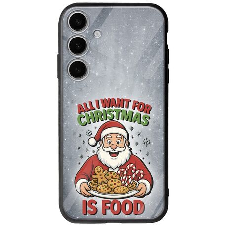 All I Want For Christmas Is - Food Samsung Galaxy S24 Plus 5G Groove TPU (Tempered Glass και TPU)