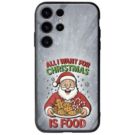 All I Want For Christmas Is - Food Samsung Galaxy S24 Ultra 5G Groove TPU (Tempered Glass και TPU)
