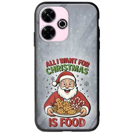 All I Want For Christmas Is - Food Xiaomi Poco M6 4G Groove TPU (Tempered Glass και TPU)