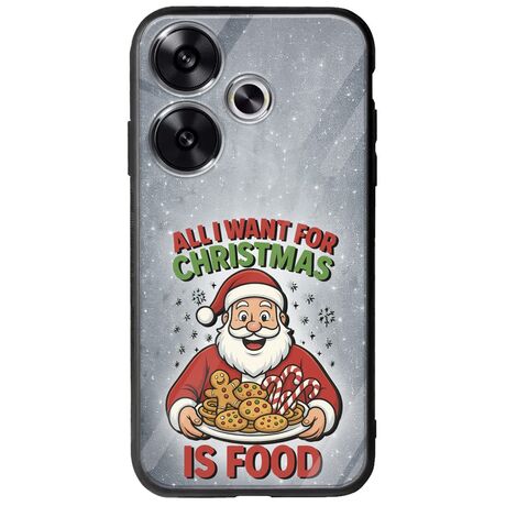 All I Want For Christmas Is - Food Xiaomi Poco F6 5G Groove TPU (Tempered Glass και TPU)