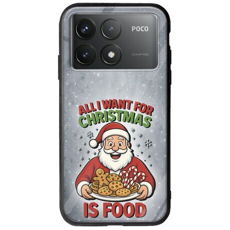 All I Want For Christmas Is - Food Xiaomi Poco F6 Pro 5G Groove TPU (Tempered Glass και TPU)