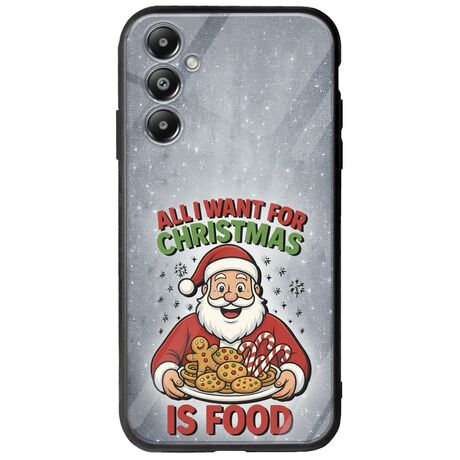 All I Want For Christmas Is - Food Samsung Galaxy A16 4G / 5G Groove TPU (Tempered Glass και TPU)