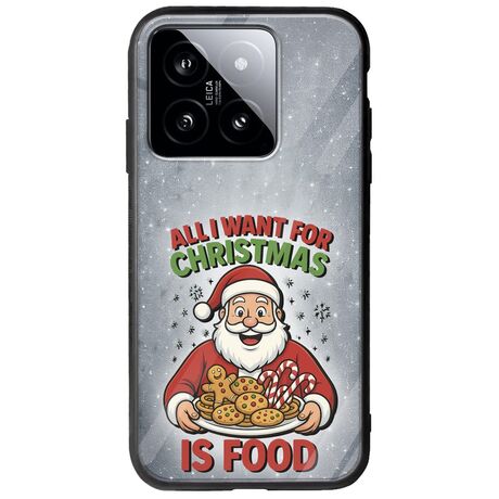 All I Want For Christmas Is - Food Xiaomi 14T 5G Groove TPU (Tempered Glass και TPU)