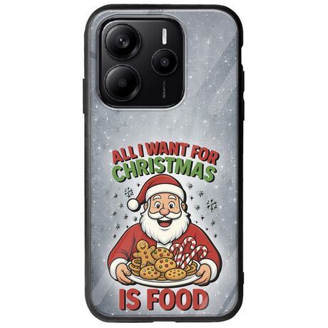 All I Want For Christmas Is - Food Xiaomi Redmi Note 14 5G Groove TPU (Tempered Glass και TPU)