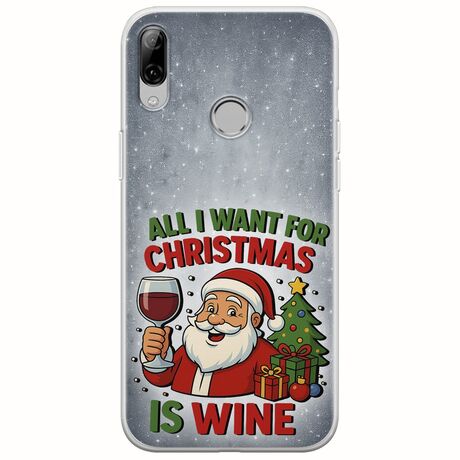 All I Want For Christmas Is - Wine Huawei P20 Lite Flexible TPU (Διάφανη Σιλικόνη)