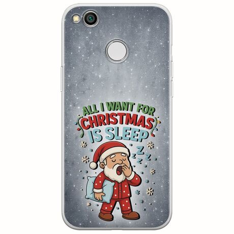 All I Want For Christmas Is - Sleep Xiaomi Redmi 4X Flexible TPU (Διάφανη Σιλικόνη)