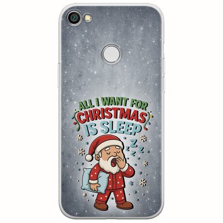 All I Want For Christmas Is - Sleep Xiaomi Redmi Note 5A Prime Flexible TPU (Διάφανη Σιλικόνη)