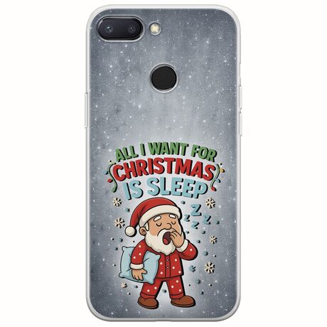 All I Want For Christmas Is - Sleep Xiaomi Mi 8 Lite Flexible TPU (Διάφανη Σιλικόνη)