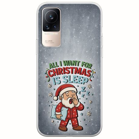All I Want For Christmas Is - Sleep Xiaomi Civi Flexible TPU (Διάφανη Σιλικόνη)
