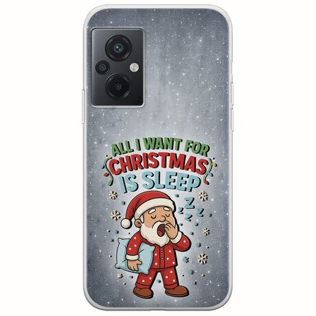 All I Want For Christmas Is - Sleep Xiaomi Poco M5 Flexible TPU (Διάφανη Σιλικόνη)