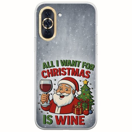 All I Want For Christmas Is - Wine Huawei Nova 10 Flexible TPU (Διάφανη Σιλικόνη)