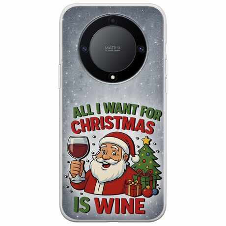 All I Want For Christmas Is - Wine Honor Magic 5 Lite 5G Flexible TPU (Διάφανη Σιλικόνη)