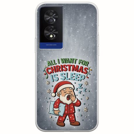 All I Want For Christmas Is - Sleep TCL 40 NXTPAPER 4G Flexible TPU (Διάφανη Σιλικόνη)