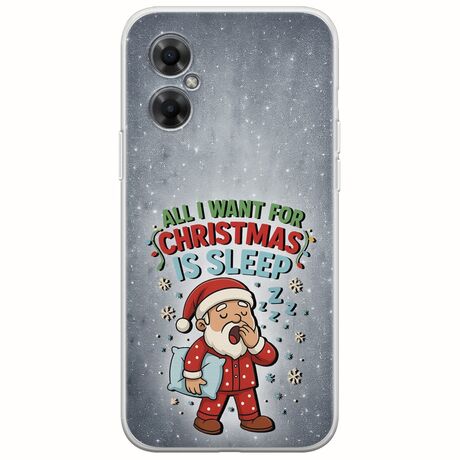 All I Want For Christmas Is - Sleep Xiaomi Poco M4 5G Flexible TPU (Διάφανη Σιλικόνη)