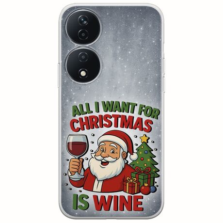 All I Want For Christmas Is - Wine Honor 90 Smart 5G Flexible TPU (Διάφανη Σιλικόνη)