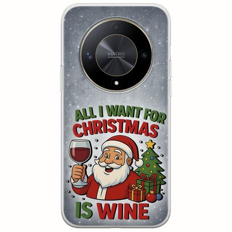 All I Want For Christmas Is - Wine Honor Magic 6 Lite 5G Flexible TPU (Διάφανη Σιλικόνη)
