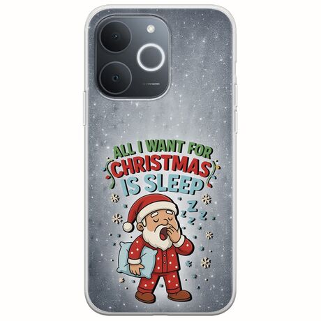 All I Want For Christmas Is - Sleep Realme Note 70T Flexible TPU (Διάφανη Σιλικόνη)