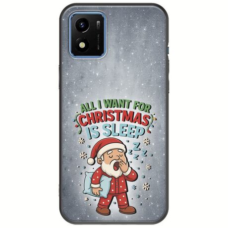 All I Want For Christmas Is - Sleep Vivo Y01 Black TPU (Μαύρη Σιλικόνη)
