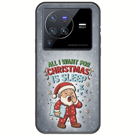 All I Want For Christmas Is - Sleep Vivo X80 Pro Black TPU (Μαύρη Σιλικόνη)