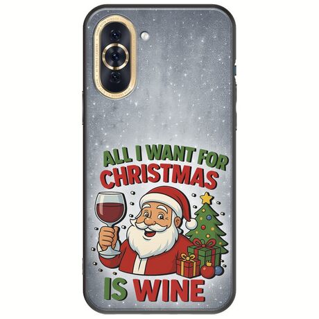 All I Want For Christmas Is - Wine Huawei Nova 10 Black TPU (Μαύρη Σιλικόνη)