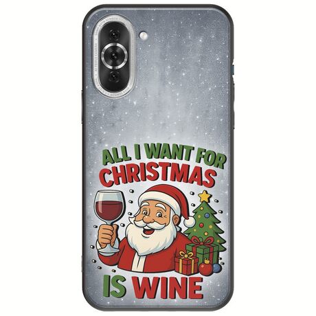 All I Want For Christmas Is - Wine Huawei Nova 10 Pro Black TPU (Μαύρη Σιλικόνη)
