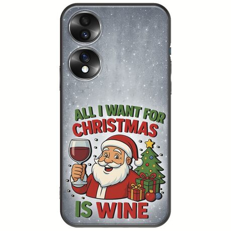 All I Want For Christmas Is - Wine Honor 70 5G Black TPU (Μαύρη Σιλικόνη)