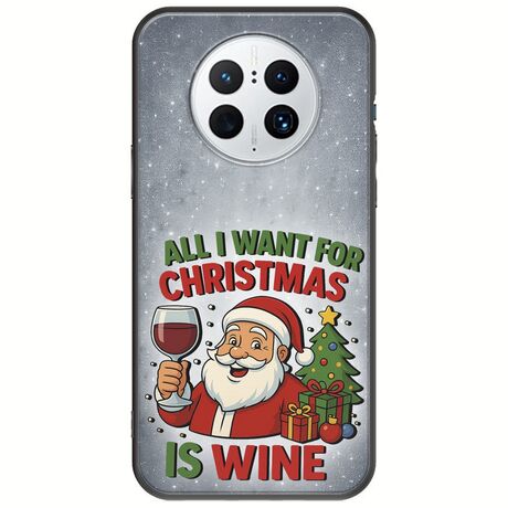 All I Want For Christmas Is - Wine Huawei Mate 50 Pro Black TPU (Μαύρη Σιλικόνη)