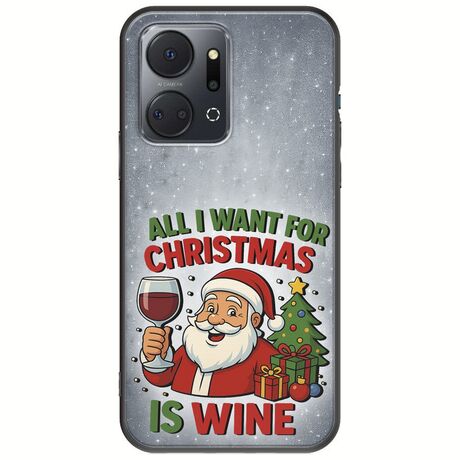 All I Want For Christmas Is - Wine Honor X7a Black TPU (Μαύρη Σιλικόνη)