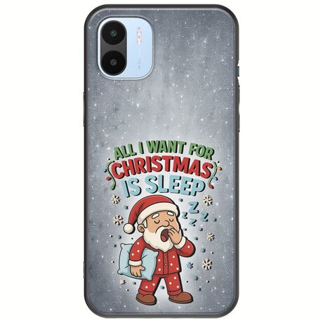 All I Want For Christmas Is - Sleep Xiaomi Redmi A2 Black TPU (Μαύρη Σιλικόνη)